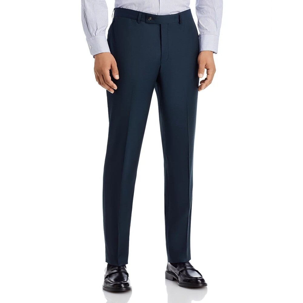 Robert Graham Men's Suit Pants Modern Fit Hunter Green Sharkskin SZ 38R,36R $258